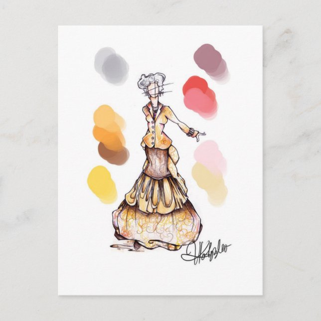 verrückt postkarte (Vorderseite)