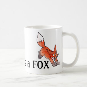 Verrückt wie eine Fox-Tasse Kaffeetasse