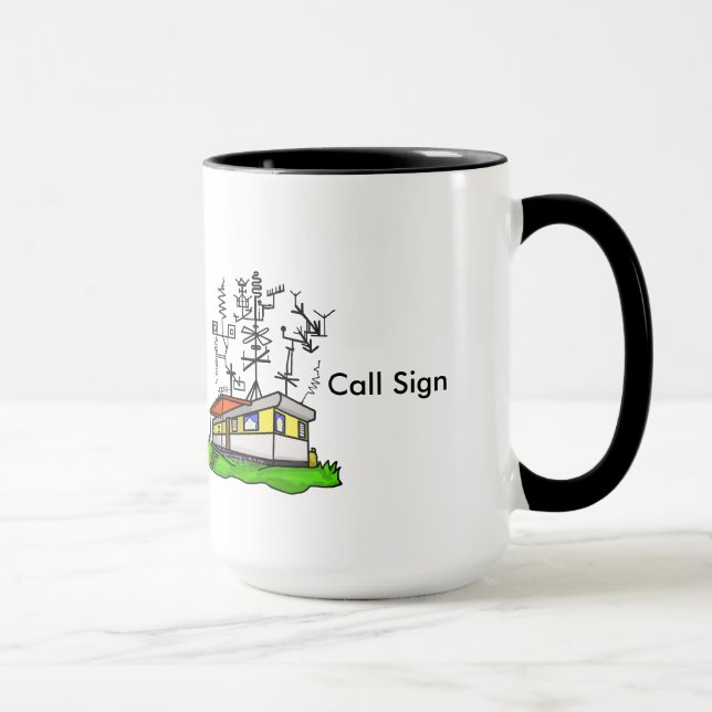 Verrückte Antennen-mobile Tasse (Rechts)