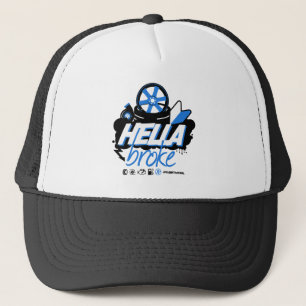 Verrückte Antrieb-Patrouille - Hella brach (Blau) Truckerkappe