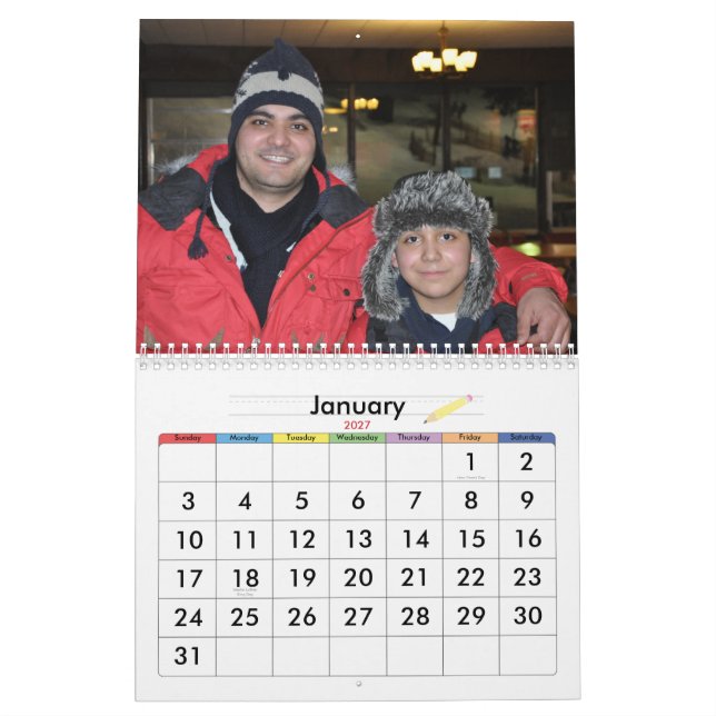 Verrückte coole Leute Kalender (Jan 2027)
