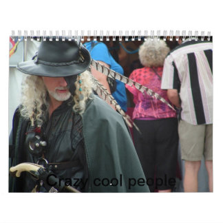 Verrückte coole Leute Kalender