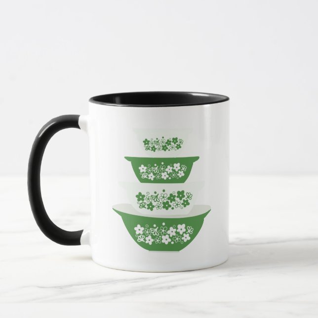 Verrückte Daisy Pyrex Kaffeetasse (Links)