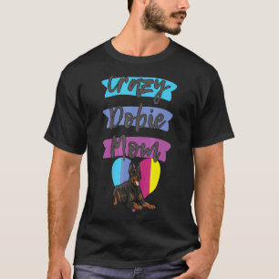 Verrückte Dobie-Mutter Lustiger Hund Frauen Doberm T-Shirt
