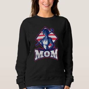 Verrückte Eishockey-Mama Eishockey Sweatshirt