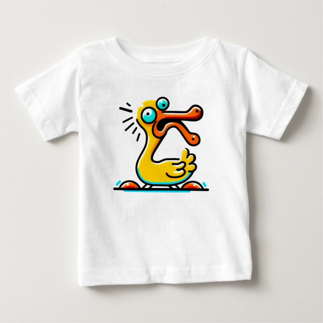 Verrückte Ente  Baby T-shirt (Vorderseite)