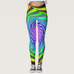 verrückte farbige Leggings