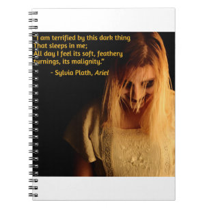 verrückte Frau Notizblock