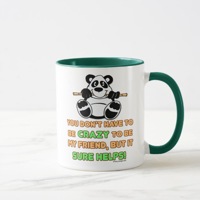 Verrückte Freund-Tassen Tasse (Rechts)