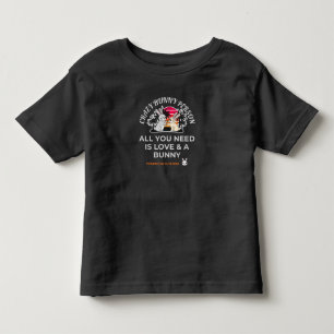 Verrückte Hasenperson Kleinkind T-shirt