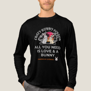Verrückte Hasenperson  Tri-Blend Shirt