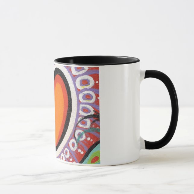 Verrückte Herz-Tasse Tasse (Rechts)