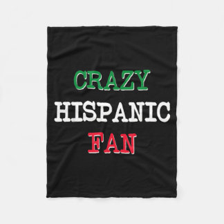 Verrückte hispanische Fans Baseball Fleecedecke