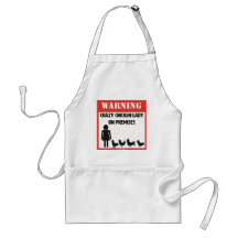 Verrückte Huhn-Dame Apron