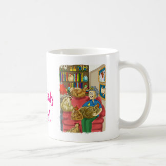 Verrückte Huhn-Dame - durch kommend! Kaffeetasse