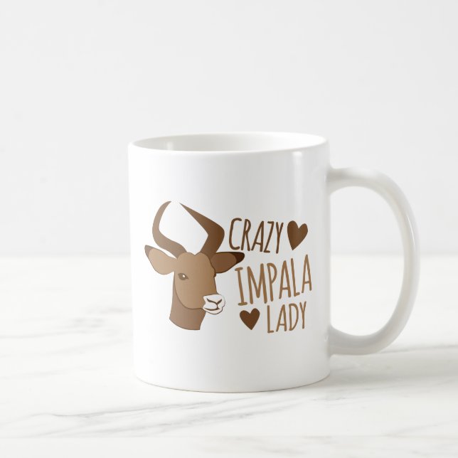 verrückte Impaladame Kaffeetasse (Rechts)