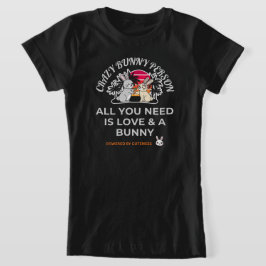 Verrückte Kaninchen-Person T-Shirt