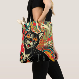 Verrückte Katze Tasche