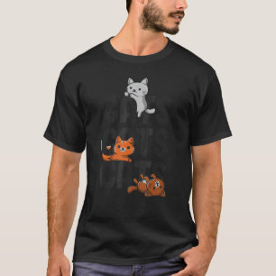 Verrückte Katzen Katzen Katzen Haustier Kitty T-Sh T-Shirt