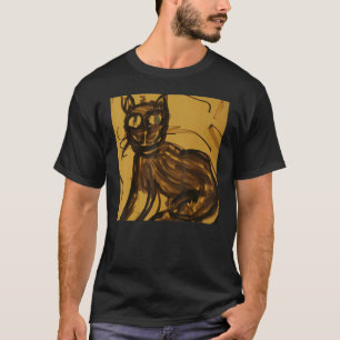 Verrückte Katzenkunst Kitten-Wortspiel 1 T-Shirt