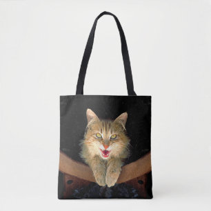 Verrückte Katzenmalerei - Süße originale Katzenkun Tasche