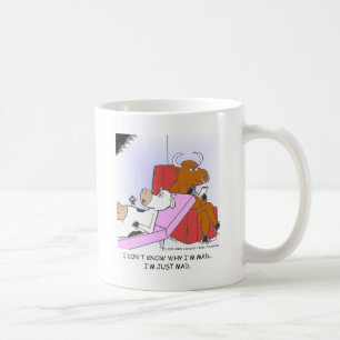 Verrückte Kuh in Therapie Lustige Geschenke & Samm Kaffeetasse