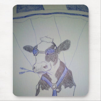 Verrückte Kuh Mousepad