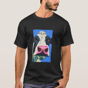Verrückte Kuh Rinderbauer Rindvieh Milchkuh Herde T-Shirt