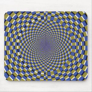 Verrückte künstlerische optische Täuschung Mousepad