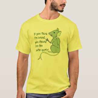 Verrückte Labrador-Ratte T-Shirt