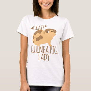 verrückte Meerschweinchendame T-Shirt