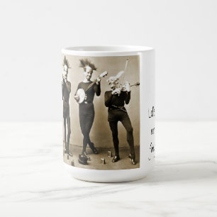 Verrückte Musiker individuell gestaltete Tasse