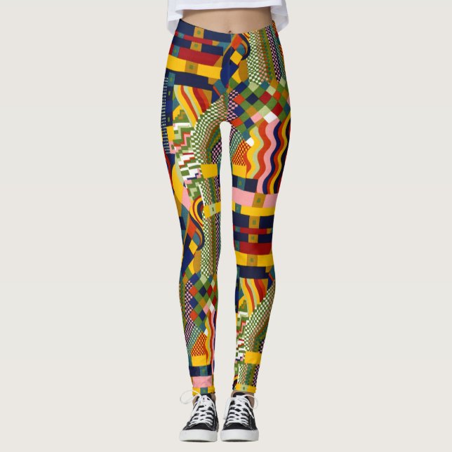 verrückte Pfoten Leggings (Vorderseite)
