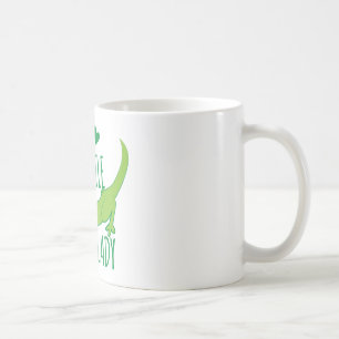 Verrückte Reptildame Kaffeetasse