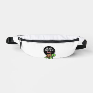 Verrückte Schildkröten-Dame Schildkröten Mama Frau Bauchtasche