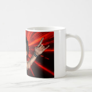 Verrückte Schreie und Laserstrahl-Tasse Kaffeetasse