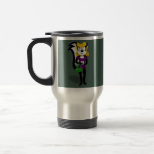 Verrückte Stinktier-Reise-Tasse Reisebecher