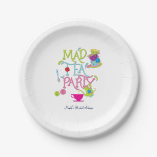 Verrückte-Teeparty-Wonderland-Geburtstagsplatten Pappteller