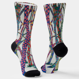verrückte Waldsocken Socken