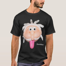 Verrückter alter Ballon-Mann T-Shirt