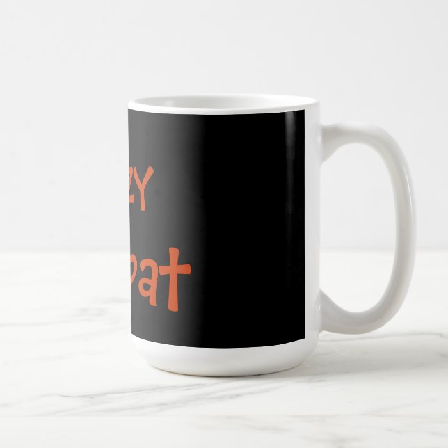 verrückter alter Schläger Kaffeetasse (Rechts)
