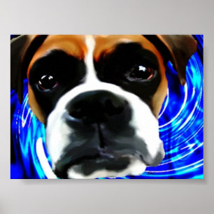verrückter Boxer Poster