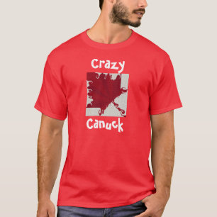 VERRÜCKTER CANUCK Männer T-Shirt
