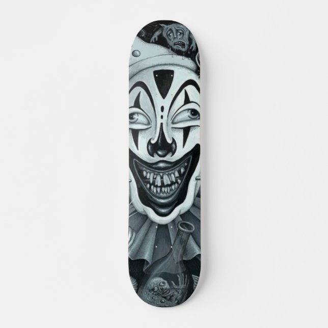 Verrückter Clown Skateboard (Vorne)