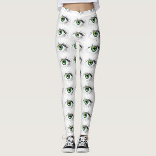 verrückter, einzigartiger, blaugrüner, lustiger Ha Leggings
