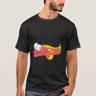 Verrückter Fisch (Hot Pink+GelB) T-Shirt