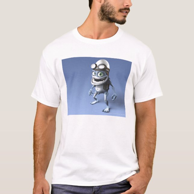 Verrückter Frosch T-Shirt (Vorderseite)