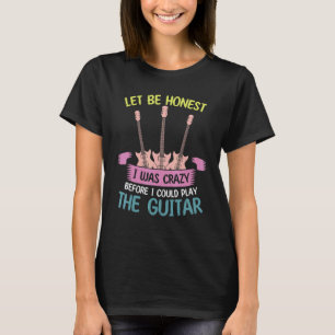 Verrückter Gitarrist Rockmusiker Gitarrist Gitarr T-Shirt