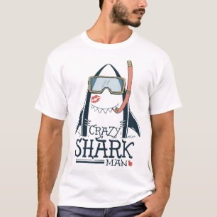 verrückter Hai T-Shirt