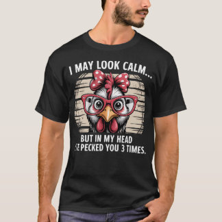 Verrückter Hühnerhof Lustige Hühnerträume Von Mens T-Shirt